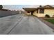 Long driveway leading up to the house and carport at 706 Red Lake Way, Las Vegas, NV 89110