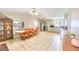 Open floor plan merges kitchen and dining area with modern appliances and ample seating at 706 Red Lake Way, Las Vegas, NV 89110