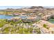 Nice overhead view features beautiful waterfront buildings and an adjacent parking lot at 29 Montelago Blvd # 131, Henderson, NV 89011