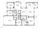 Detailed floor plan illustrating the layout of the home's rooms and their dimensions at 40 Stonemark Dr, Henderson, NV 89052
