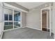 A well-lit bedroom, featuring city views from a high-rise at 4575 Dean Martin Dr # 1208, Las Vegas, NV 89103