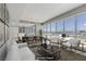 Bright living room featuring modern decor, floor to ceiling windows, and amazing city views at 4575 Dean Martin Dr # 1208, Las Vegas, NV 89103