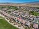 Expansive aerial view of the community showcasing the well-maintained landscaping and beautiful desert backdrop at 5341 E La Campana Dr, Pahrump, NV 89061