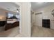 Spacious main bedroom with large walk-in closet and neutral carpeting at 6114 Saddle Horse Ave, Las Vegas, NV 89122