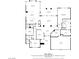 Detailed floor plan of the house showing room dimensions and layout at 6821 Sleepy Pine St, Las Vegas, NV 89130