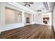 Open living space featuring hardwood flooring, recessed lighting and natural light at 6821 Sleepy Pine St, Las Vegas, NV 89130