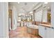 Spacious bathroom featuring a large tub, a separate shower, and and sinks at 8209 Chapelle Ct, Las Vegas, NV 89131