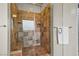 Bathroom shower with tile and a glass door at 8209 Chapelle Ct, Las Vegas, NV 89131