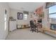 Bright bedroom with decor and ample space for a desk and furnishings at 8992 Sparkling River Ct, Las Vegas, NV 89178