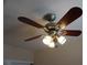 Ceiling fan with lights in the bedroom is a great way to circulate air at , Las Vegas, NV 89130