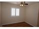 Bright bedroom with shuttered windows and wood-style flooring at , Las Vegas, NV 89130