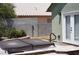 Backyard hot tub with adjacent doors, perfect for relaxation at , Las Vegas, NV 89130