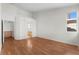 Spacious bedroom featuring wood floors and a walk-in closet at 1132 Coral Desert Dr, Las Vegas, NV 89123