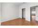 Cozy bedroom with wood floors and closet space at 1132 Coral Desert Dr, Las Vegas, NV 89123