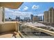 Balcony with views of the city at 145 E Harmon Ave # 1001, Las Vegas, NV 89109