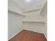 Functional walk-in closet featuring open shelving with ample space for storage at 1517 Kirby Dr, Las Vegas, NV 89117