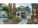 Relaxing gazebo with seating offers a tranquil escape amidst lush landscaping and beautiful surroundings in this community at 2000 Gravel Hill St # 203, Las Vegas, NV 89117