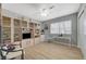 This bedroom features natural light, laminate floors, and built in storage cabinets for your convenience at 2430 Sungold Dr, Las Vegas, NV 89134