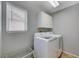 The laundry room features modern appliances, storage cabinets, and natural light at 2430 Sungold Dr, Las Vegas, NV 89134