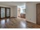 Spacious bedroom boasts wood floors and a bathroom with a granite countertop at 2761 Carnation Ln # 1, Henderson, NV 89074