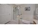 Bathroom showcasing a separate shower and tub, complemented by modern fixtures at 2925 Wigwam Pkwy # 123, Henderson, NV 89074