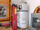 Garage featuring a water heater tank at 391 Newbury Ct, Henderson, NV 89015