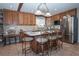 Well-equipped kitchen with a large island, stainless steel appliances, and ample cabinet space at 4161 Royalhill Ave, Las Vegas, NV 89121
