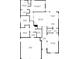 Detailed floor plan highlighting room dimensions, layout, and overall design of the house at 4916 White Jade St, North Las Vegas, NV 89081