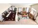 Open floor plan view of living and dining areas filled with natural light and comfortable furnishings at 66 John Stuart Mill St, Henderson, NV 89002