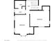 Simplified floorplan of the second floor featuring two bathrooms and two bedrooms at 7060 W Rome Blvd, Las Vegas, NV 89131