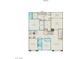 Detailed second floor plan showing bedrooms, bathrooms, and owner's suite with walk-in closets at 7121 Painted Skyline St, Las Vegas, NV 89118