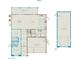 Detailed first floor plan showing kitchen, garage, gathering room, and guest suite at 7121 Painted Skyline St, Las Vegas, NV 89118