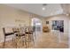 Open-concept dining area, ideal for Gathering meals with views into living spaces, and lots of natural light at 7590 Rancho Destino Rd, Las Vegas, NV 89123