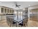 Modern kitchen features a large island, stainless steel appliances, and plenty of storage space at 7590 Rancho Destino Rd, Las Vegas, NV 89123