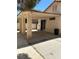 Large covered back patio with sturdy support columns, concrete, and access to the yard at 8756 Shady Pines Dr, Las Vegas, NV 89143