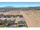 This aerial image presents community planning and outdoor living spaces against the desert backdrop at 9054 Tangerine Tree Ct, Las Vegas, NV 89113