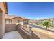 Balcony view showcasing the neighborhood with similar houses and clear blue sky at 1097 Paradise Resort Dr, Henderson, NV 89002