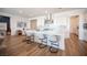 Bright, open kitchen with a large island, stainless steel appliances and modern finishes at 11248 Rebel Dome Ct, Las Vegas, NV 89141