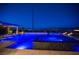 Stunning pool with a jacuzzi and city views, complemented by a modern design and inviting ambiance at 11248 Rebel Dome Ct, Las Vegas, NV 89141