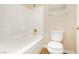 Standard tub and toilet combination bathroom at 1311 Rolling Sunset St, Henderson, NV 89052
