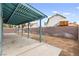 Spacious backyard with covered patio perfect for outdoor entertaining and relaxation at 1405 Wintergreen Dr, Las Vegas, NV 89128