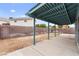 Spacious backyard with a large, covered patio at 1405 Wintergreen Dr, Las Vegas, NV 89128