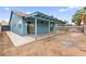 Inviting backyard featuring a covered patio and plenty of potential for landscaping at 1405 Wintergreen Dr, Las Vegas, NV 89128