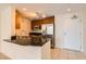Modern kitchen showcases granite countertops, stainless steel appliances, and recessed lighting at 200 W Sahara Ave # 1102, Las Vegas, NV 89102