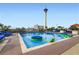 Rooftop swimming pool with views of the Stratosphere Tower at 200 W Sahara Ave # 1102, Las Vegas, NV 89102
