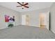 Large bedroom with view of ensuite bathroom at 2292 Saxtons River Rd, Henderson, NV 89044