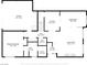 Detailed floorplan showing layout of first floor with dimensions of rooms and hallways at 251 Big Horn Dr, Boulder City, NV 89005
