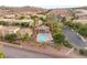 Aerial view of community pool and recreational amenities at 251 Big Horn Dr, Boulder City, NV 89005