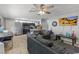 Inviting living room with an open layout connected to the kitchen, providing an ideal space for relaxation and entertainment at 2528 Sunrise Ave, Las Vegas, NV 89101