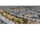 Expansive aerial view of the property within a quiet neighborhood and green spaces at 2532 Big Timber Dr, Las Vegas, NV 89134